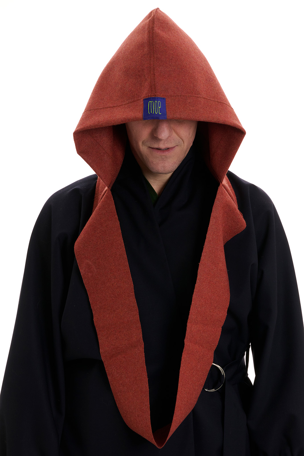 MOE zero waste wear recycled wool jacket apple green Suoh