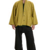 MOE zero waste wear recycled wool jacket citrine yellow Suoh