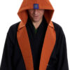 MOE zero waste wear recycled wool hoodie pumpkin orange Idja