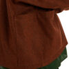 MOE zero waste wear recycled wool jacket rust brown Suoh